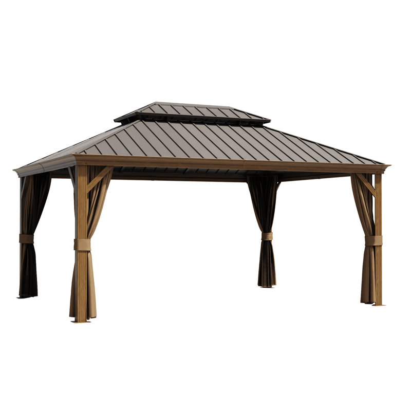 Joyside 16 Ft. W x 12 Ft. D Outdoor Aluminum Hardtop Gazebo with